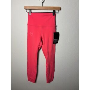 NWT Lululemon Align High-Rise Pant 25" Disney Lip Gloss Pink LW5GRYS Size 4